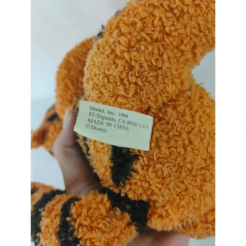 Vintage 1998 Mattel Disney Singing‎ Talking Tigger Poseable Plush Works Video